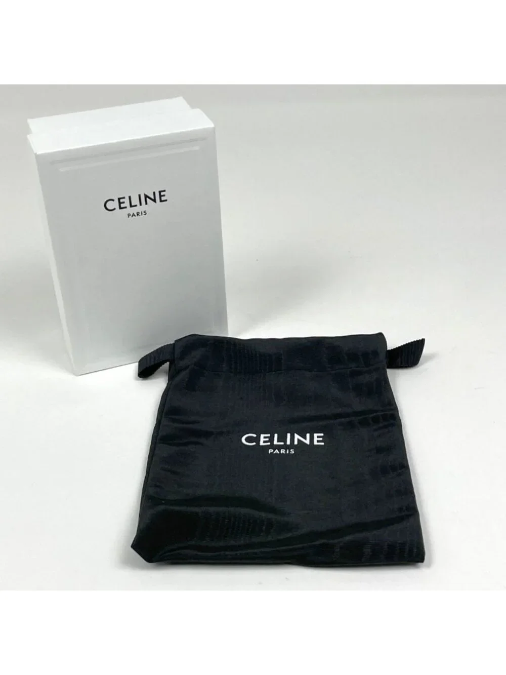 Celine Small Flap Wallet Triomphe Leather Pebble